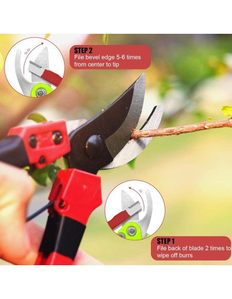 Afilador de Cuchillas de Bolsillo PEUTIER - 2 Piezas 12.5cm