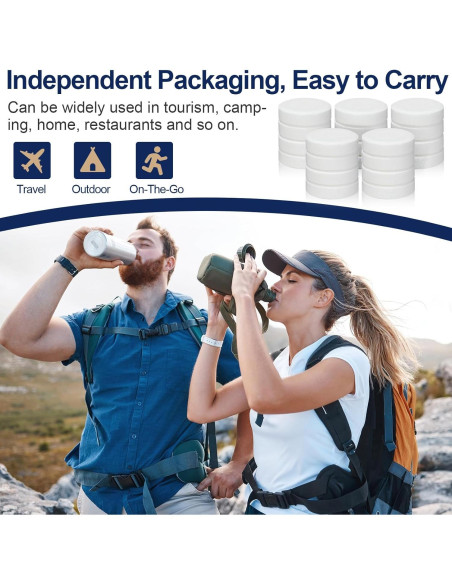 96 Tabletas Limpiadoras Ziliny para Botellas de Agua - Eficaz y Natural