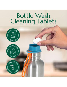 Tabletas Limpiadoras de Botellas Cleanomic - Paquete de 12 2