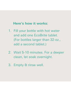 Tabletas de Limpieza Owala EcoBrite - 20 Unidades Biodegradables 2