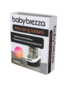 Tabletas Descalcificadoras Baby Brezza 20 Unidades para Bottle Washer Pro