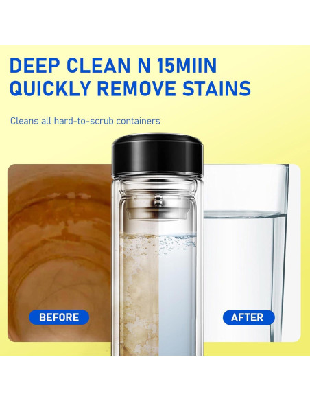 Tabletas de Limpieza APPTRIN para Botellas - Paquete de 36