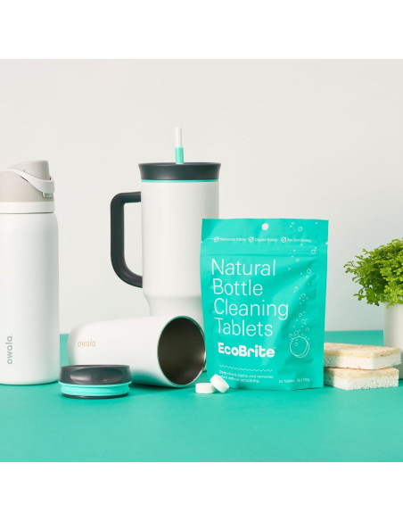 Tabletas de Limpieza Owala EcoBrite - 20 Unidades Biodegradables