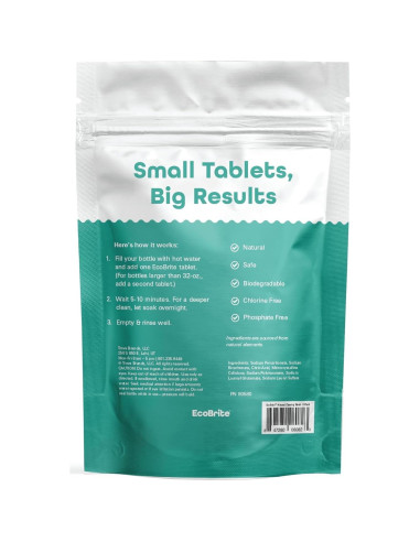 Tabletas de Limpieza Owala EcoBrite - 20 Unidades Biodegradables