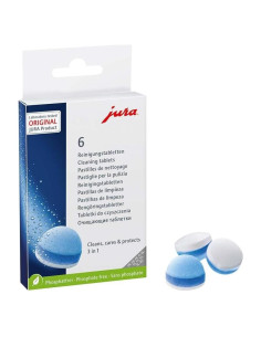 Tabletas de limpieza 3 fases Jura 6 unidades 9.07g