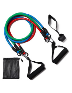 Bandas de Resistencia Zhiamz con Mangos - 5 Niveles de Tensión