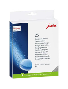 Tabletas de limpieza 3 fases Jura 25 unidades 141.75g 2
