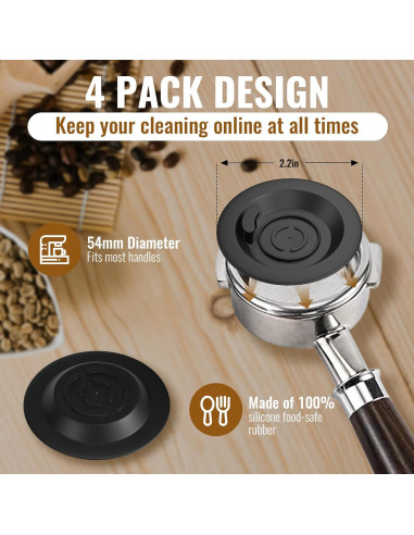 Disco de Limpieza BOGDA 54mm para Máquina Espresso Breville