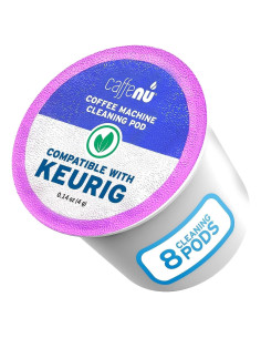 Pods de limpieza Caffenu para cafeteras Keurig - Kit de 8
