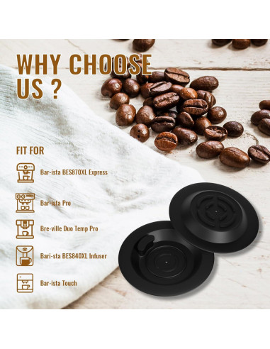 Disco de Limpieza BOGDA 54mm para Máquina Espresso Breville