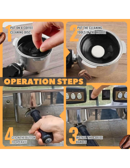 Disco de Limpieza BOGDA 54mm para Máquina Espresso Breville