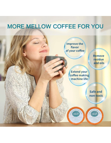 Cápsulas de Limpieza Keurig 10 Paquetes Desincrustante