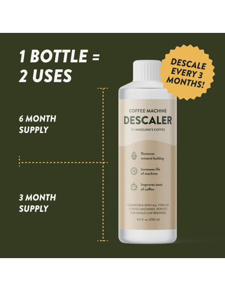 Descalcificador Universal para Cafeteras Angelino's - 2 Usos