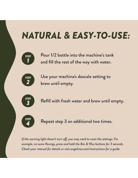 Descalcificador Universal para Cafeteras Angelino's - 2 Usos