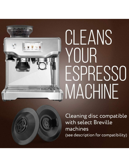 Disco de Limpieza para Espresso Breville 54mm - 2 Piezas