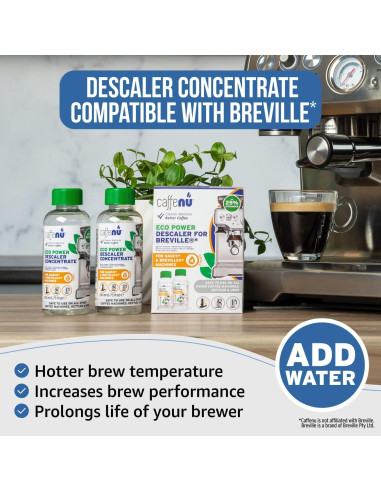 Desincrustante Caffenu para Cafeteras Breville - 2x200ml