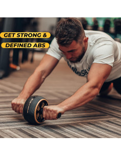 Rueda para Abdominales Fitness Invention con Esterilla - 272 kg 2