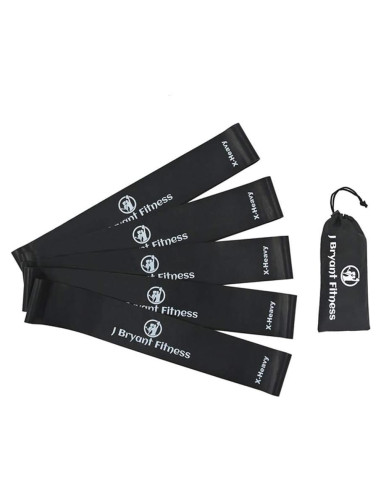 Bandas de Resistencia Gruesas J Bryant - 5 Niveles, 1.45 mm