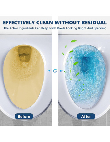 Limpiador de Inodoro Automático MyKlens - 2 Botellas Azul