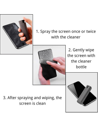 Limpiador de Pantalla Spray Reutilizable MICROBUS 4PCS 210g