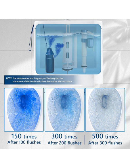 Limpiador de Inodoro Automático MyKlens - 2 Botellas Azul