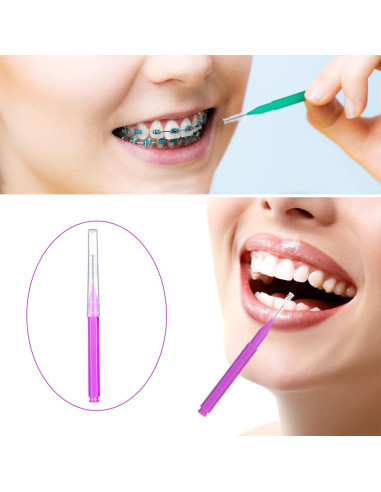 100 Piezas Cepillos Interdentales Patelai - Higiene Oral Completa