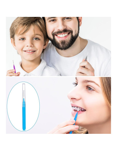 100 Piezas Cepillos Interdentales Patelai - Higiene Oral Completa
