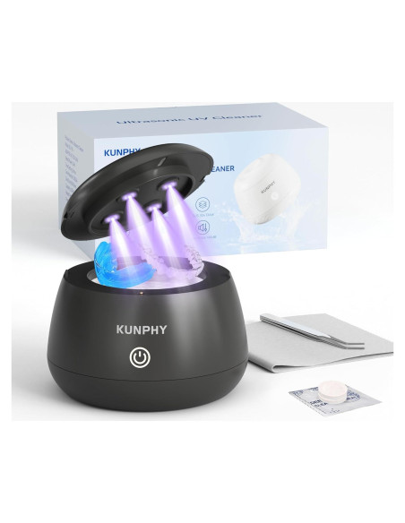 Limpiador Ultrasonido KUNPHY 48kHz para Dentaduras y Joyería Limpiador Ultrasonido KUNPHY 48kHz para Dentaduras y Joyería
