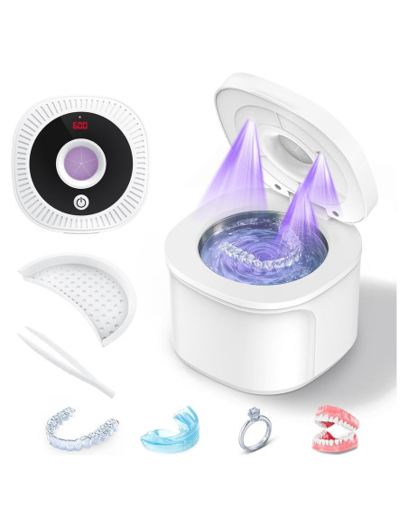 Limpiador Ultrasónico Gopink 200ml con Luz U/V y 4 Modos Limpiador Ultrasónico Gopink 200ml con Luz U/V y 4 Modos