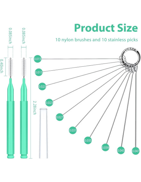 Limpiador de Cabezal de Ducha Lumkew Verde - 10 Picos de Limpieza