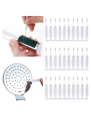 30 Cepillos de Limpieza Antitaponamiento Alnorte para Ducha