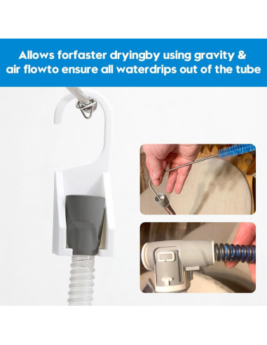 Traje de limpieza CPAP Galeith con gancho y cepillo 15-22 mm