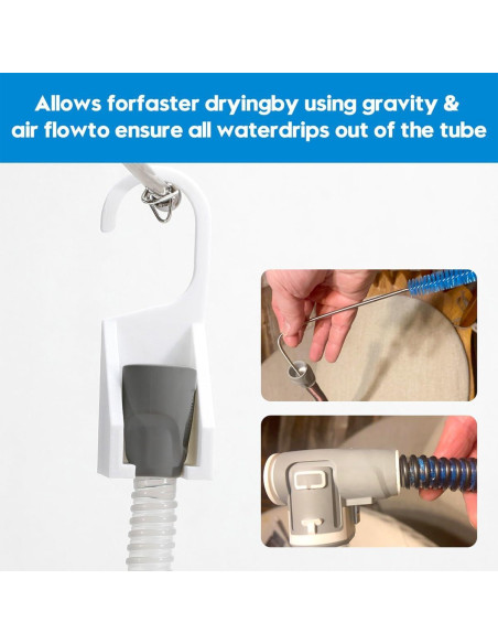 Traje de limpieza CPAP Galeith con gancho y cepillo 15-22 mm