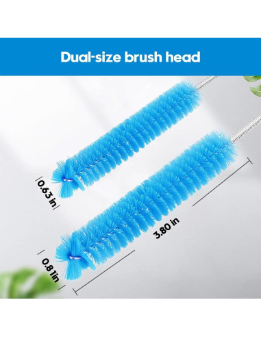 Traje de limpieza CPAP Galeith con gancho y cepillo 15-22 mm