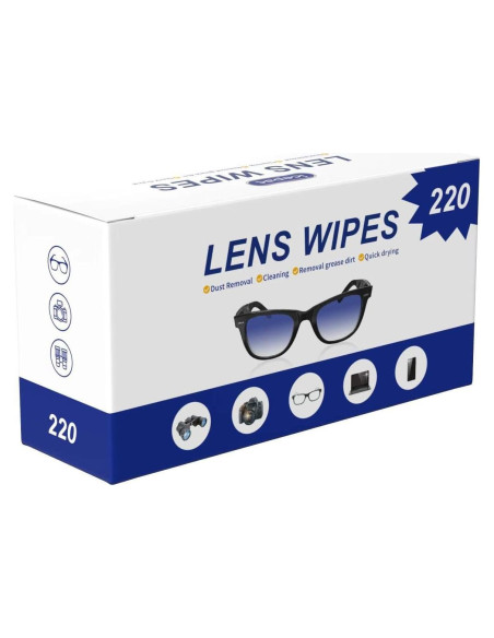 Toallitas Limpiadoras Herb 220 PCS para Gafas y Pantallas