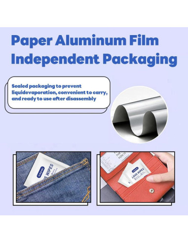 Toallitas Limpiadoras Herb 220 PCS para Gafas y Pantallas