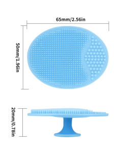 Cepillo Facial de Silicona Luckyiren - Exfoliador Multicolor 4 en 1 2
