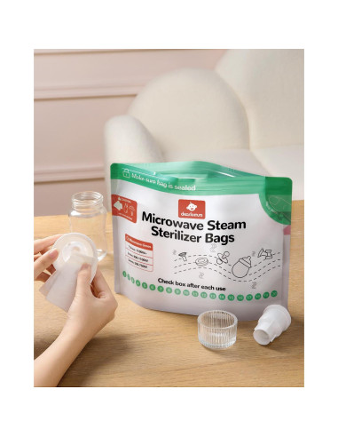 Bolsa de Esterilización a Vapor Dear Lomum 8 Conteos Reutilizables