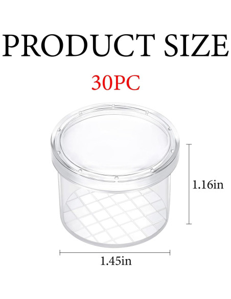30 Contenedores de Insectos con Lupa YouHaozhai - 2.99 cm