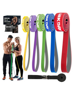 Bandas de Resistencia WIKDAY 5 Niveles 3.6-56.7 kg para Ejercicio