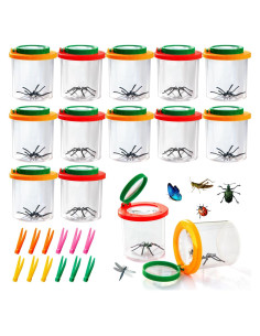 12 Juegos de Visores de Insectos Aumentados para Niños