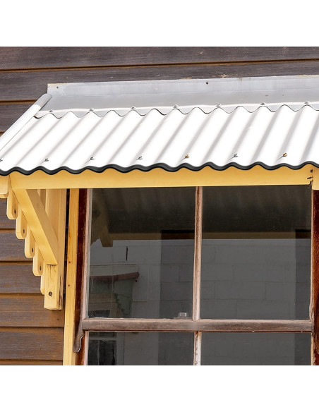 Bisel de canal U de goma Tondiamo 6.1m negro para puertas