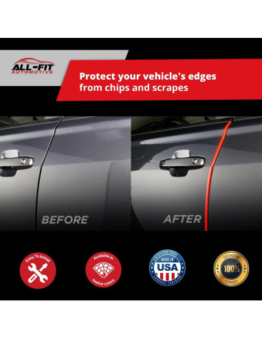 Protector de Bisel de Puerta All-Fit 3.05 m Transparente Universal