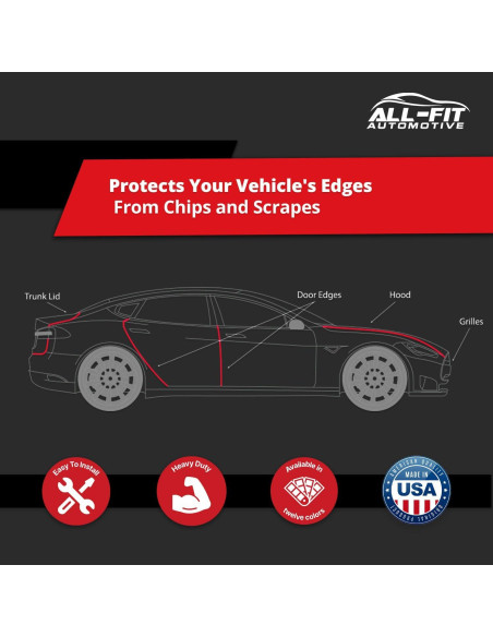 Protector de Bisel de Puerta All-Fit 3.05 m Transparente Universal