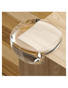 24 Protectores de Esquinas BECOMTO Transparente de Silicona