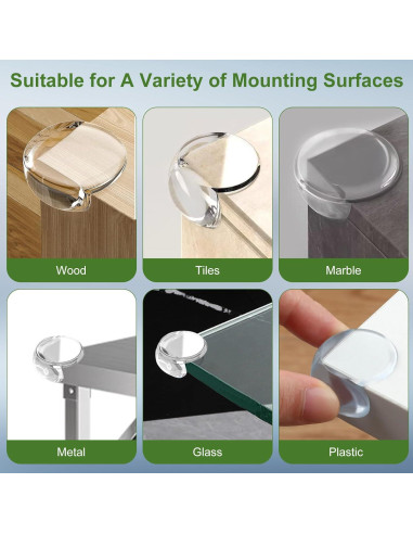 36 Protectores de Esquinas Transparentes Osareny para Bebés