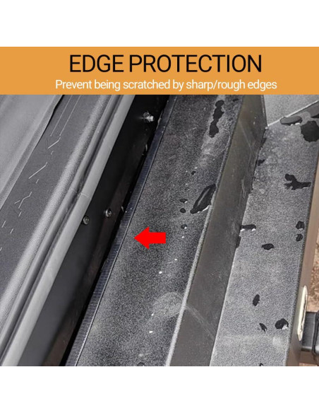 Banda de Bisel de Goma PACIXU 6.1m para Bordes de 1.27cm