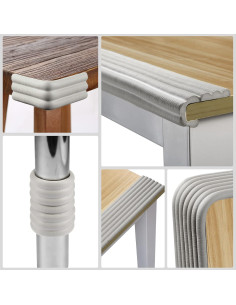 Protector de Esquinas y Bordes Dovesail 5m Gris NBR 2