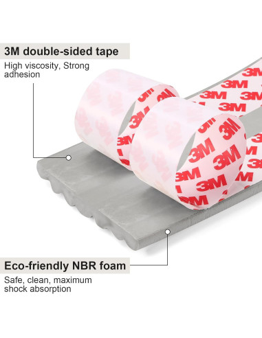 Protector de Esquinas y Bordes Dovesail 5m Gris NBR