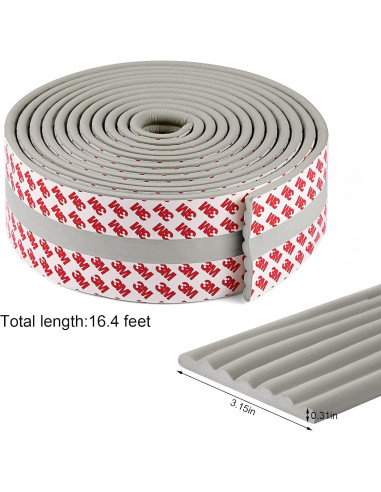 Protector de Esquinas y Bordes Dovesail 5m Gris NBR